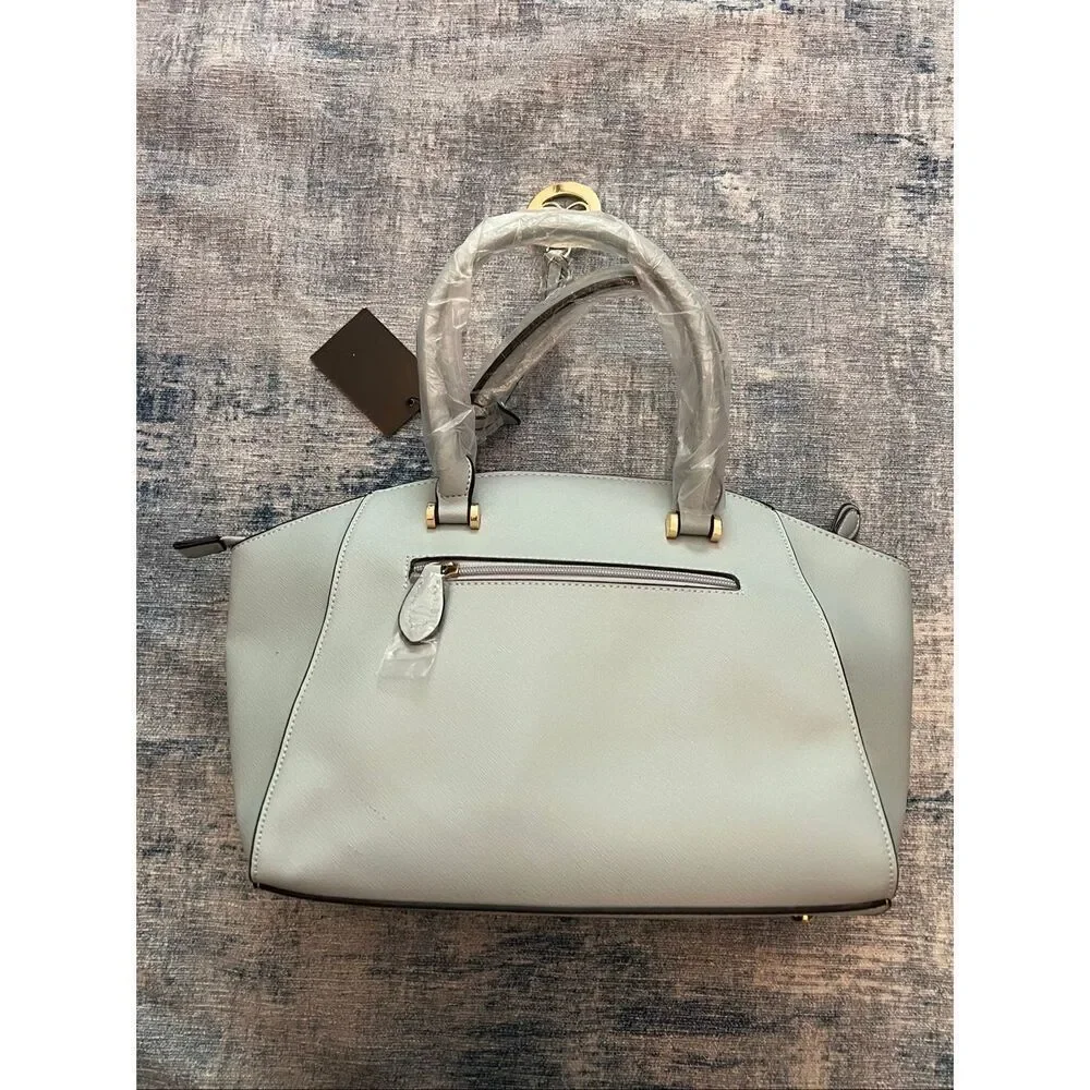The Animal Rescue Site Light Blue Pawsitively Beautiful Handbag Crossbody Strap